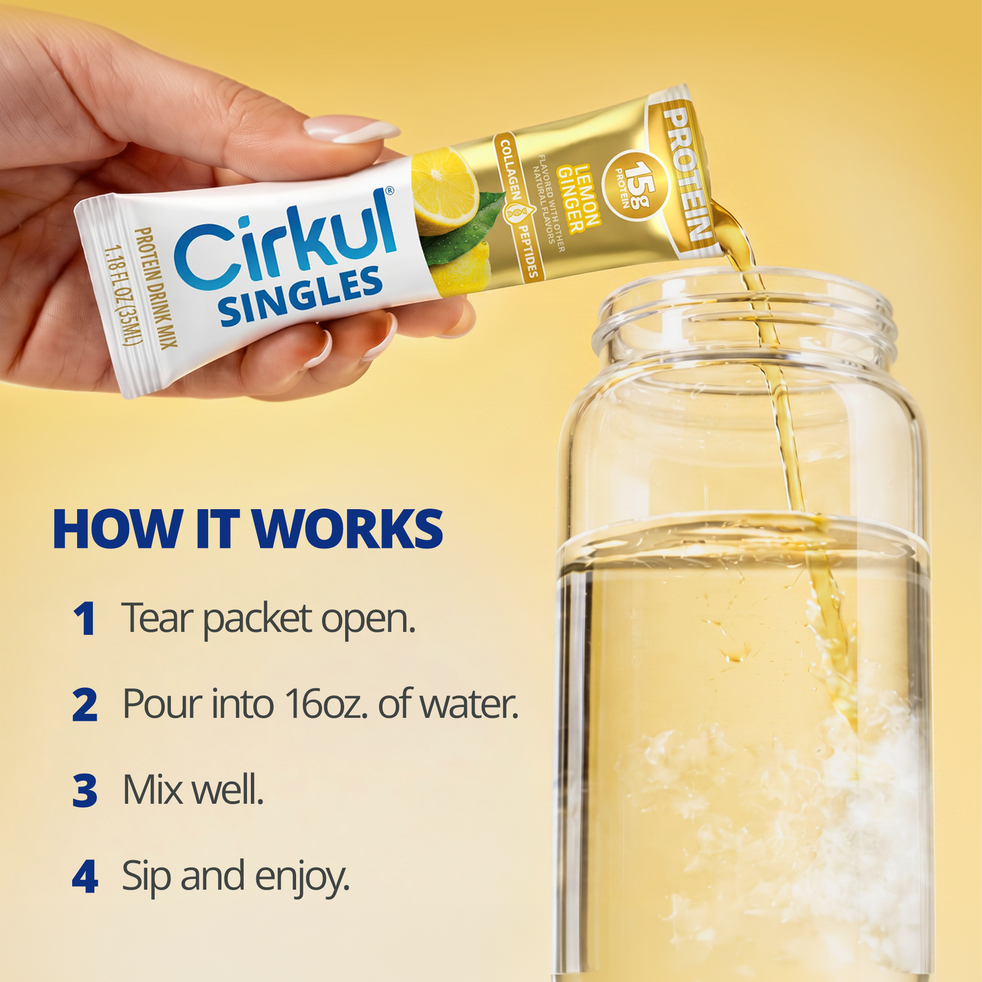 Protein Lemon Ginger 6-Pack