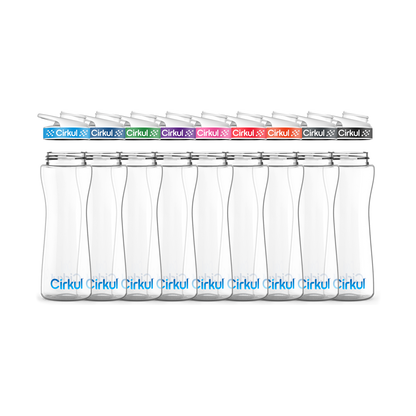 22oz. Plastic Bottle & Comfort Grip Lid