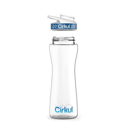 22oz. Plastic Bottle & Comfort Grip Lid