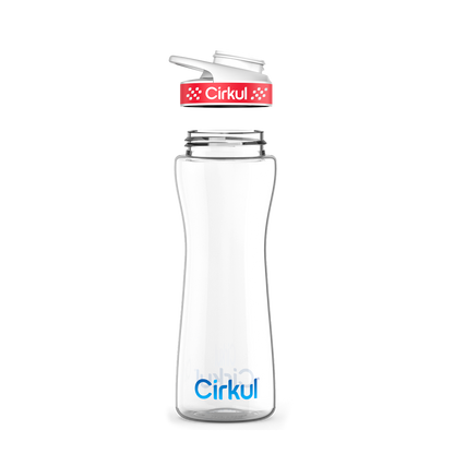 22oz. Plastic Bottle & Comfort Grip Lid