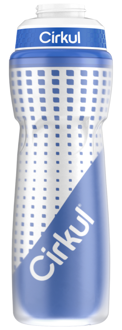 22oz. Insulated Squeeze Plastic Bottle & Sport Lid