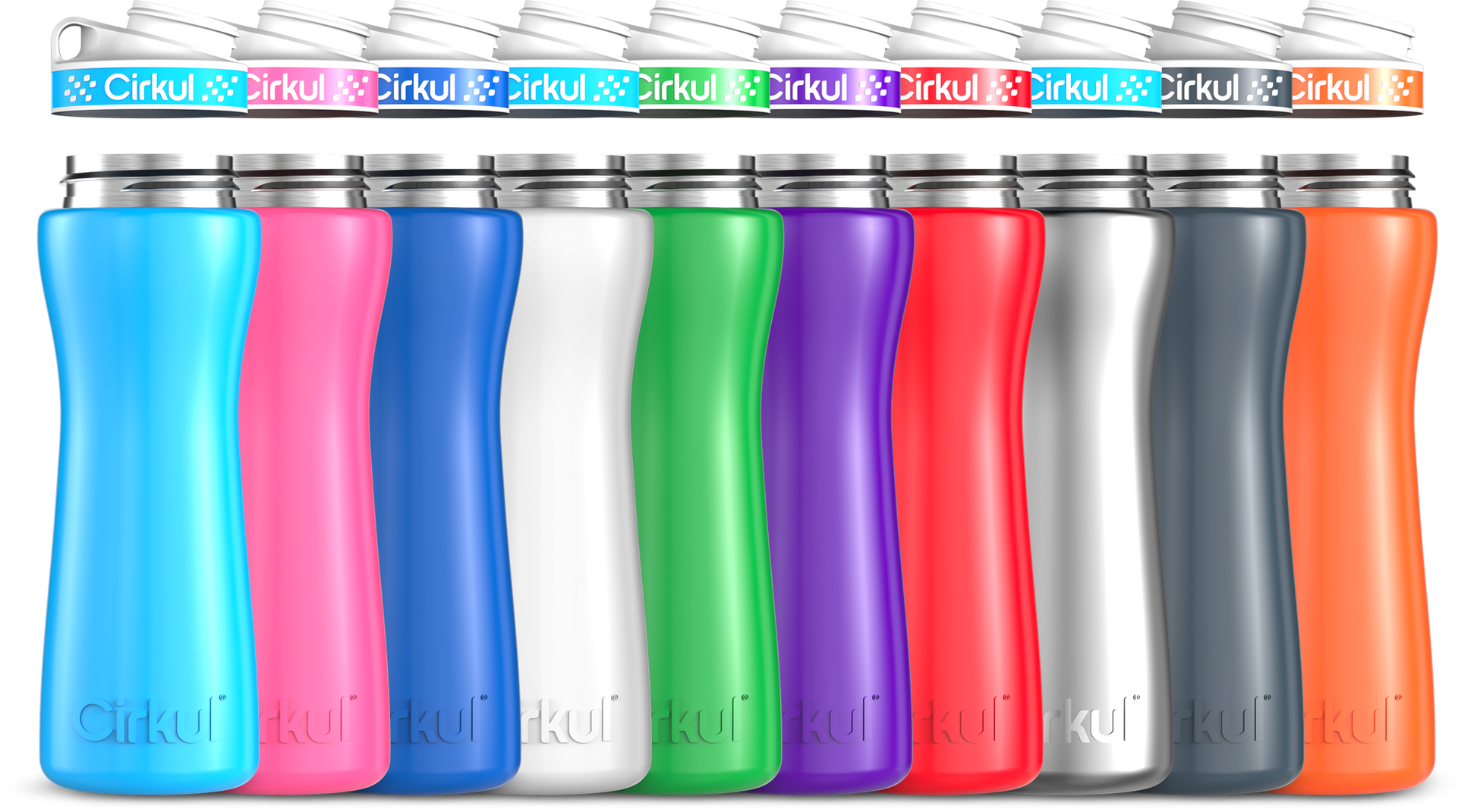 Custom 22oz. Stainless Steel Bottle & Comfort Grip Lid