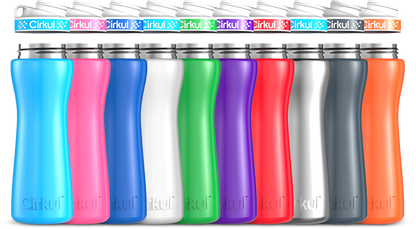 Custom 22oz. Stainless Steel Bottle & Comfort Grip Lid