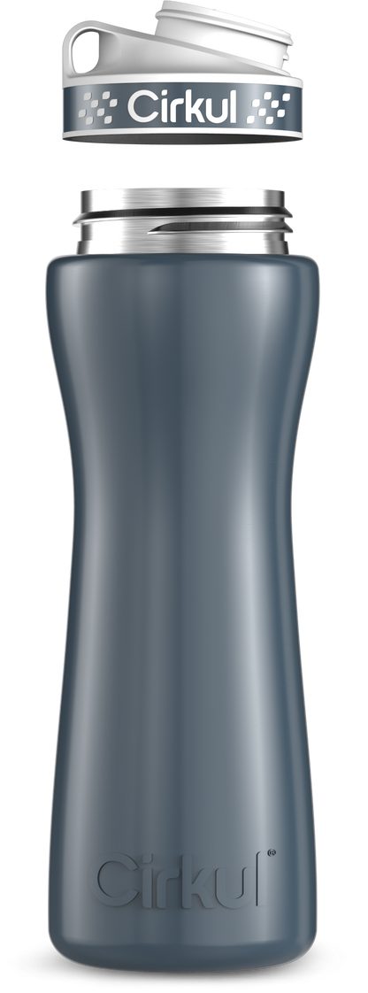 Custom 22oz. Stainless Steel Bottle & Comfort Grip Lid