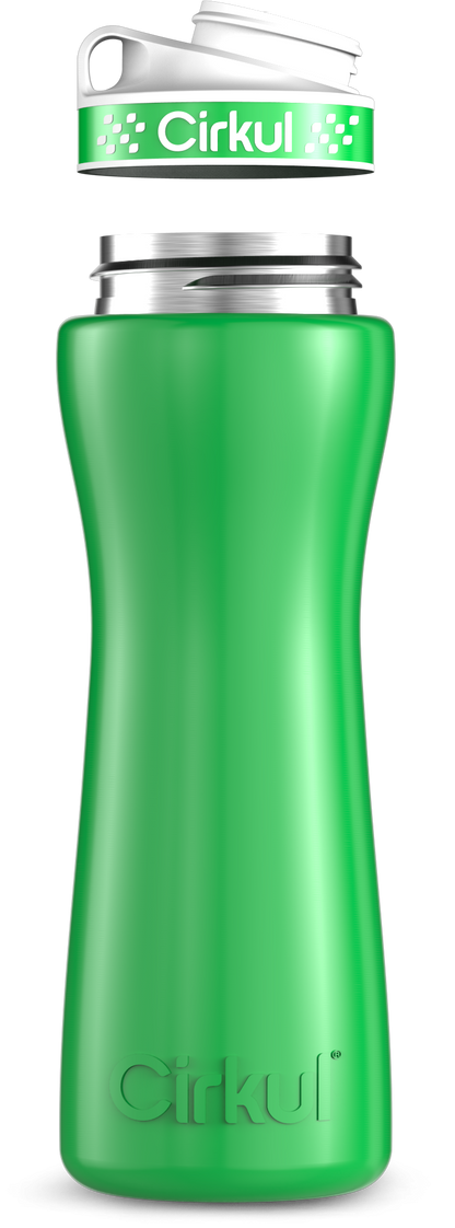 Custom 22oz. Stainless Steel Bottle & Comfort Grip Lid