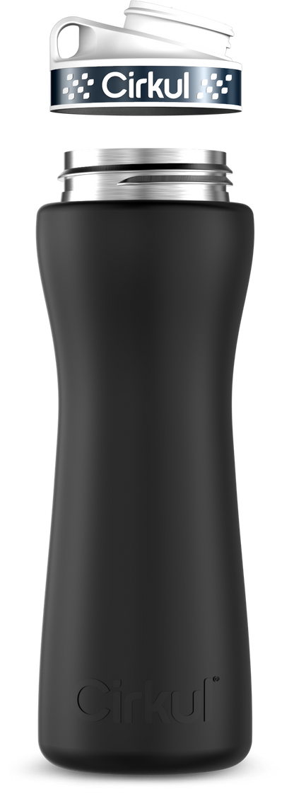 Custom 22oz. Stainless Steel Bottle & Comfort Grip Lid