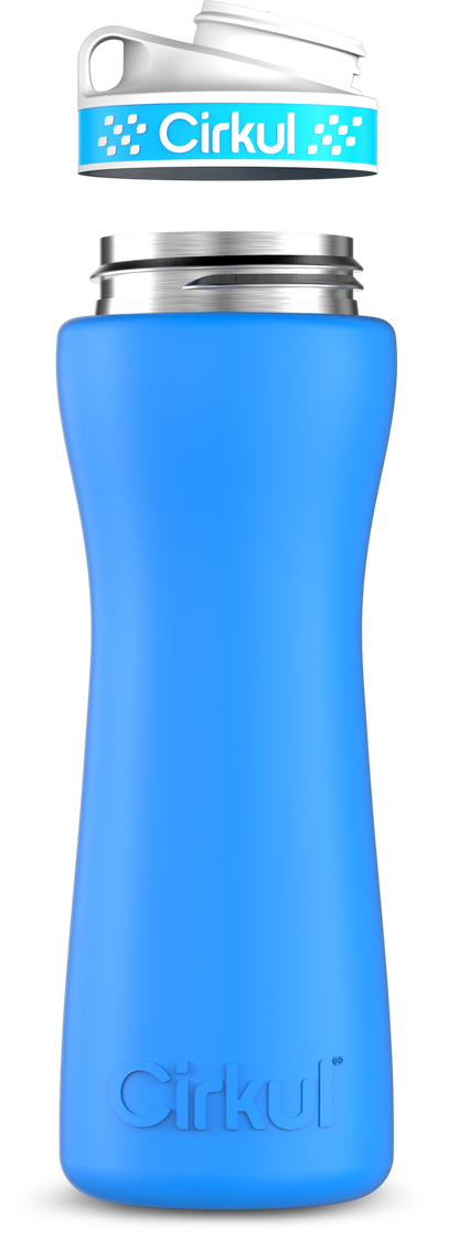 Custom 22oz. Stainless Steel Bottle & Comfort Grip Lid