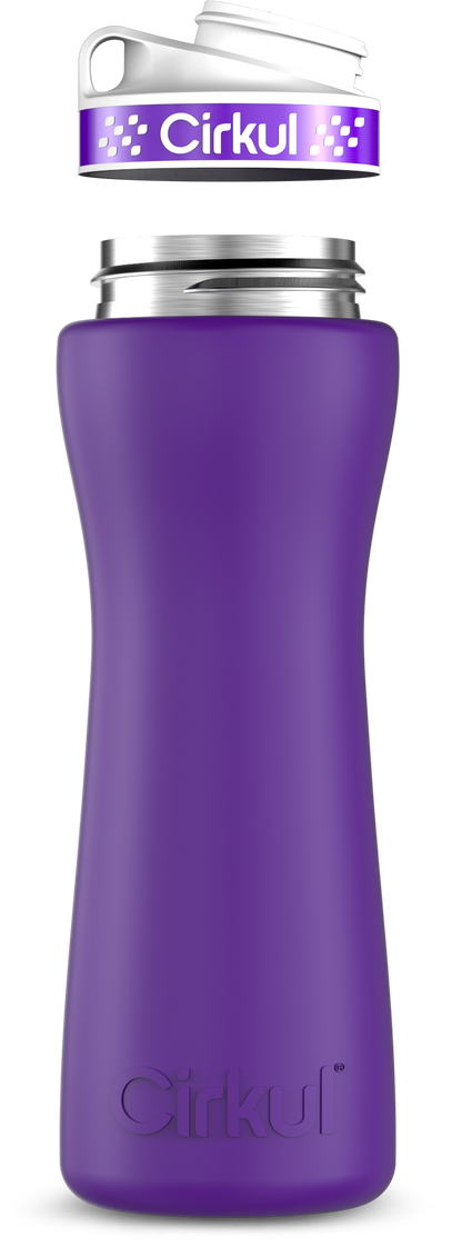 Custom 22oz. Stainless Steel Bottle & Comfort Grip Lid