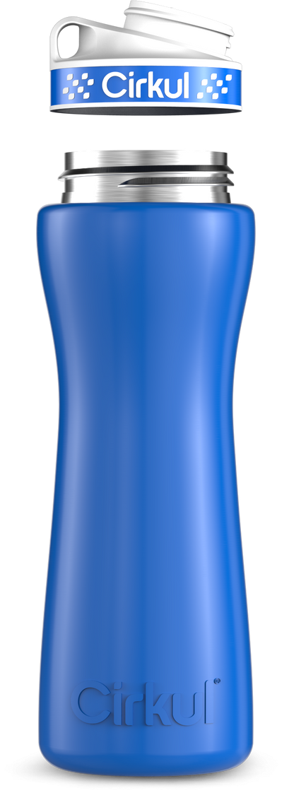 Custom 22oz. Stainless Steel Bottle & Comfort Grip Lid